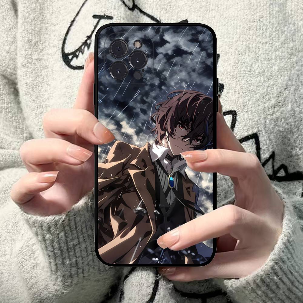 Bungo Stray Dogs Anime Phone Case For iPhone 16 15 14 13 12 Mini 11 Pro XS Max X XR SE 6 7 8 Plus Soft Silicone Cover