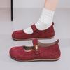 Women's Retro Mary Jane Shoes, Hidden Height, Soft Soles, Round Toe, Closed Heel, Spring/Autumn Style