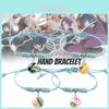Kreatives Anime Demon Slayer Armband mit Seeblauem Edelstein Cartoon-Stil