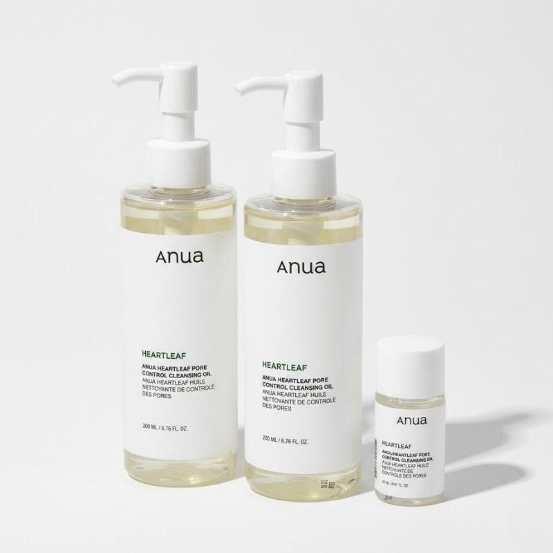 Anua Houttuynia Cordata Pore Control Cleansing Oil 200ml+200ml+20ml