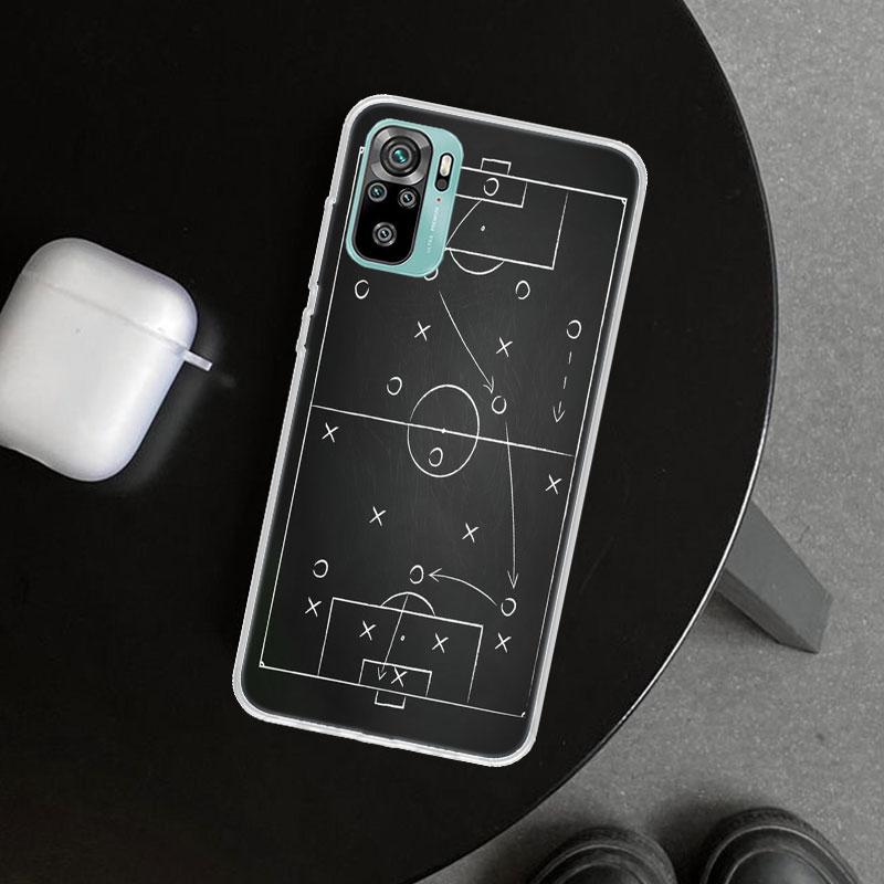 Football Soccer Tactics Time Phone Case Cover for Xiaomi Redmi Note 15 14 13 12 11 Pro Plus 14S 12S 11S 11T 11E 10S 10 Customize
