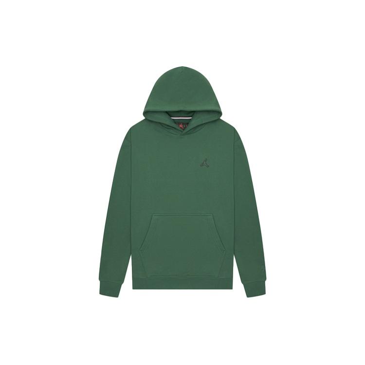 Air Jordan Embroidered Logo Sports Fleece Hoodie Green Men s DA9818-333 L
