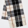 RECLOW OMBRE Two-tone Check Muffler IVORY