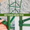 10Pcs Plant Trellis Connectors Flexible Sturdy Rust-Proof Plastic Connecting Rod Support Expandable Garden Vegetables Tomato Cage Stake Arm