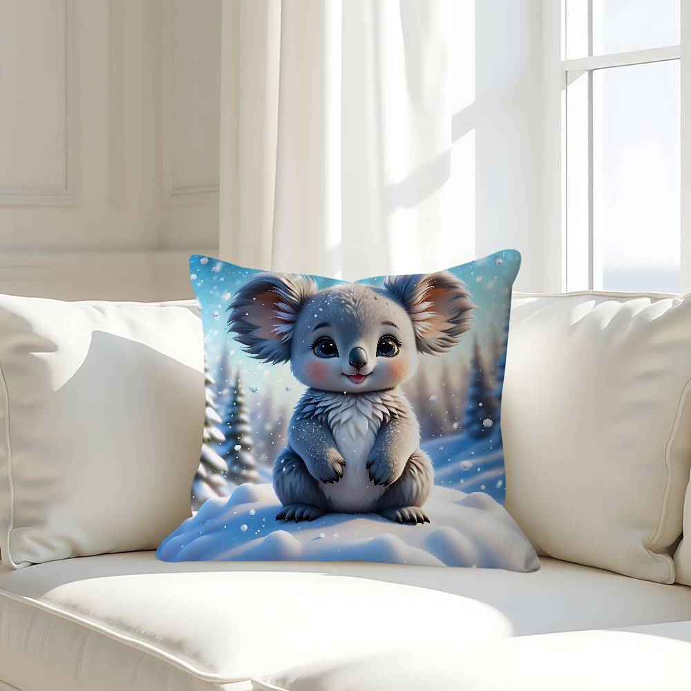 Cartoon Cute Animals Pillow Cushion Cover Pillowcase Living Room Sofa Home Decor Customized