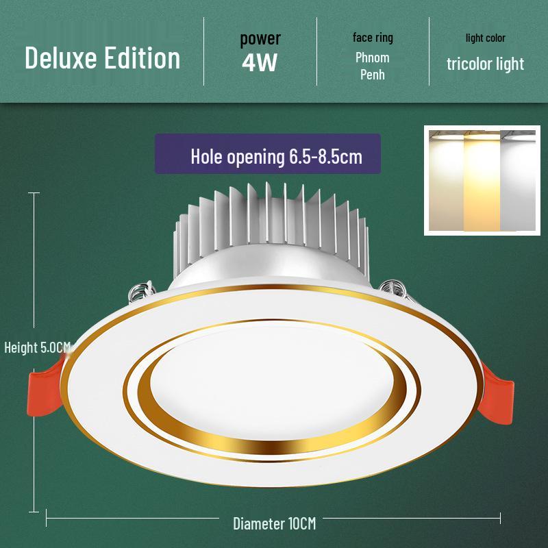 5W LED Recessed Ceiling Spotlight for Living Room - 7.5cm Opening