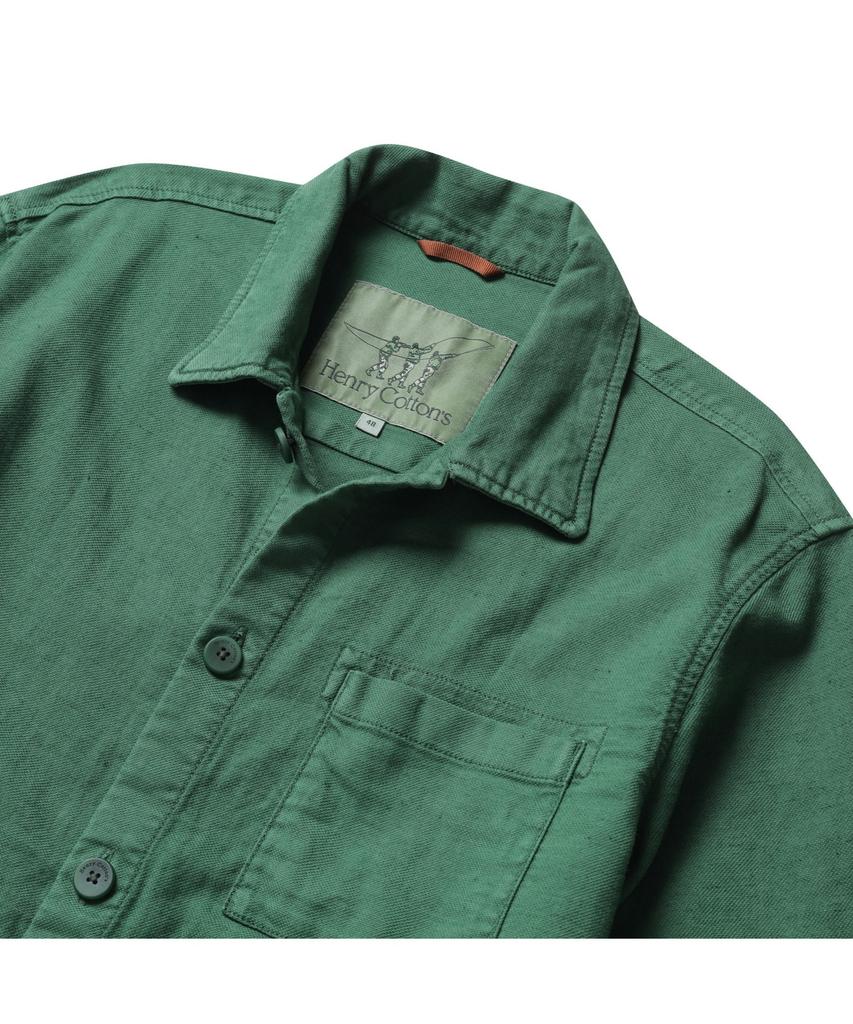 Henry Cottons Linen-Dyed Chore Jacket_Ahjam25611Grx