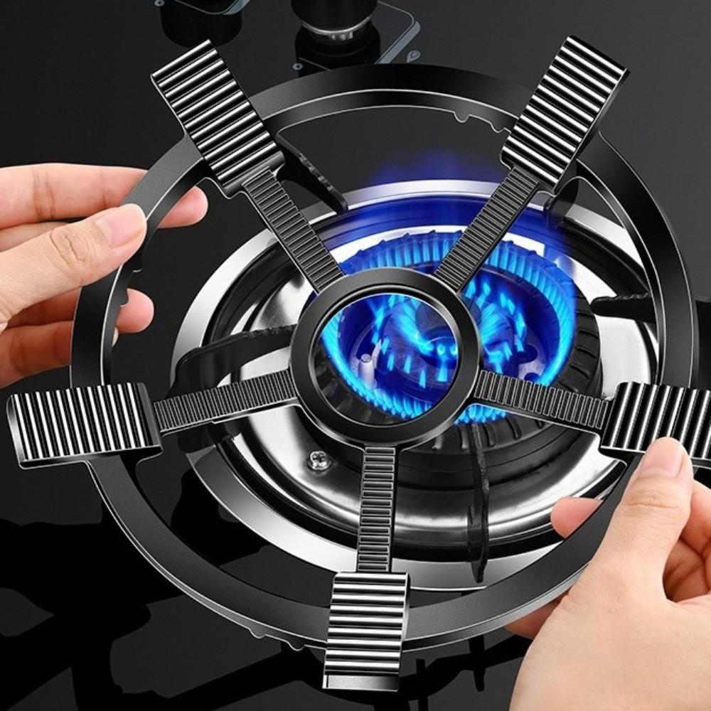 Kitchen Burner Cast Iron Gas Burners Stand Anti Slip Stable Stove Support Portable Milk Pot Holder Restaurant