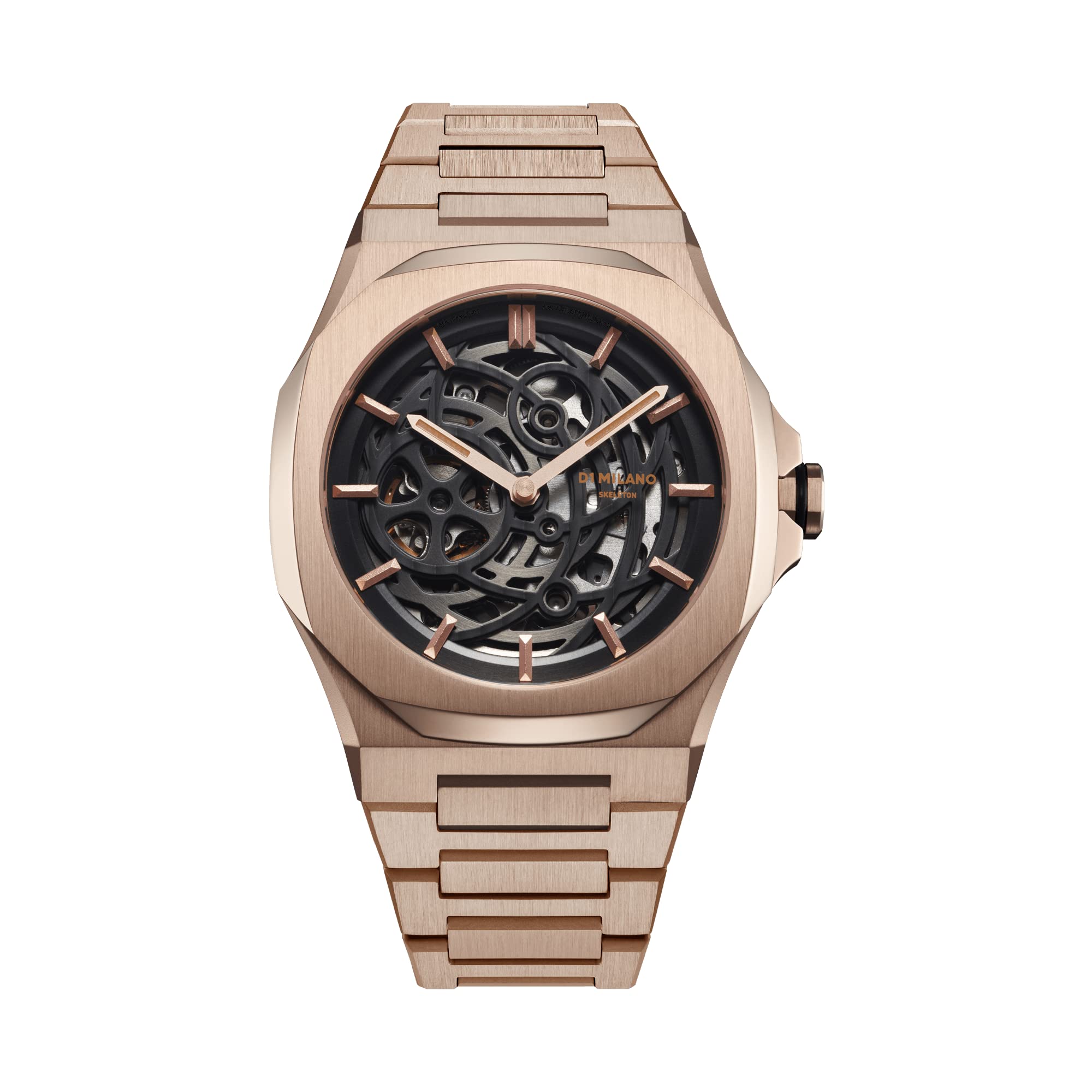 

Авторизований дистриб’ютор [D1 MILANO] D1 Milano Watch SKBJ12 Skeleton Restyling Automatic Rose Gold Stainless Steel Automatic