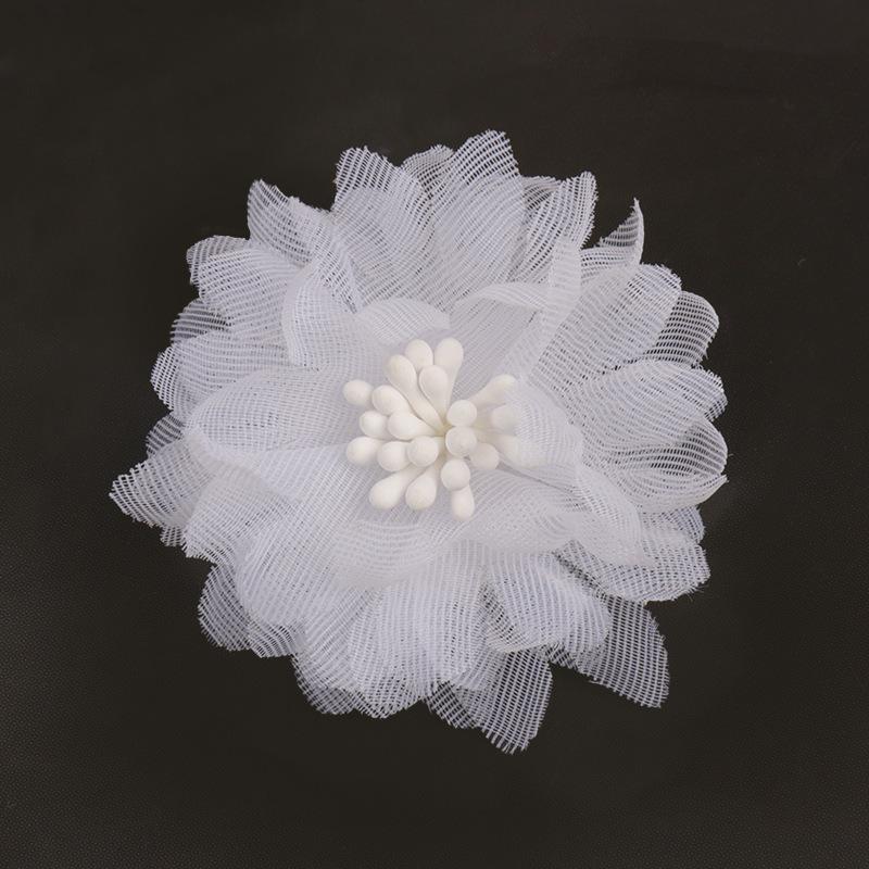 Three-Dimensional Fabric Yarn Flower Corsages: DIY Accessories for Shoes, Clothing, Brooches, and Hair Clips.