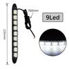 1PCS DRL COB White Flexibles Fog Lights Day Times Running Auto Head Lamp Waterproof 10w Bright Led Car Styling Gluttonous Snake