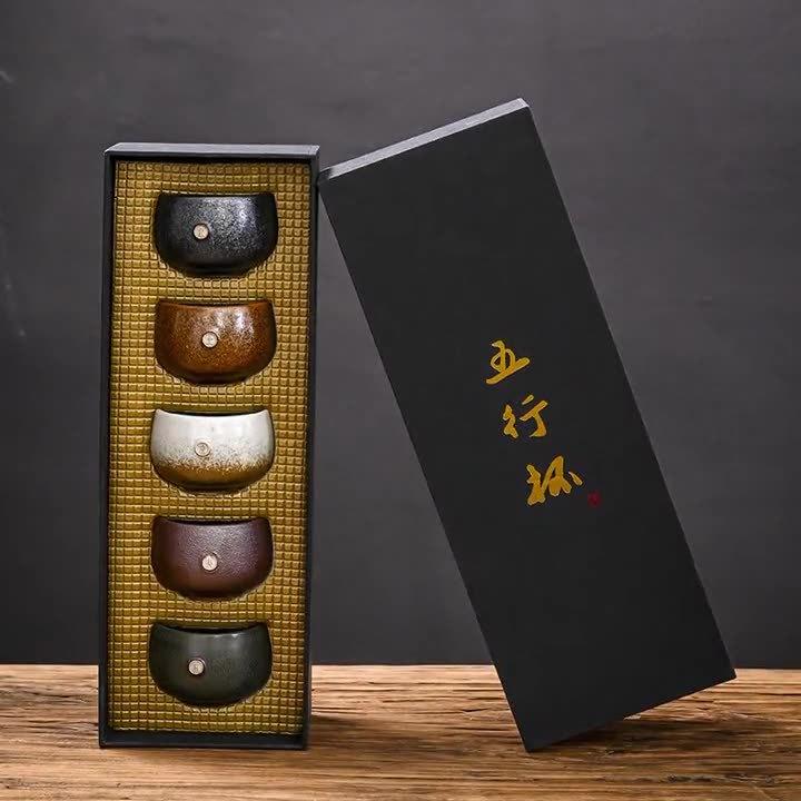 

Подарочный набор керамических мастер-чашек класса люкс, Набор для чая кунг-фу, Чайная чашка, Сувенир для бизнеса, Подарочный набор для старших 200ml