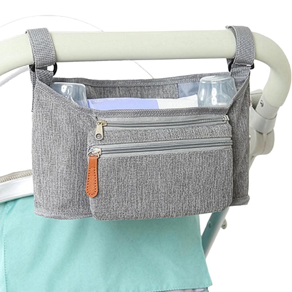 Stroller Bag, Pet Cart, Drink Holder | Multifunctional Stroller Bag Organizer | Stroller Bag with Diaper and Bottle Storage