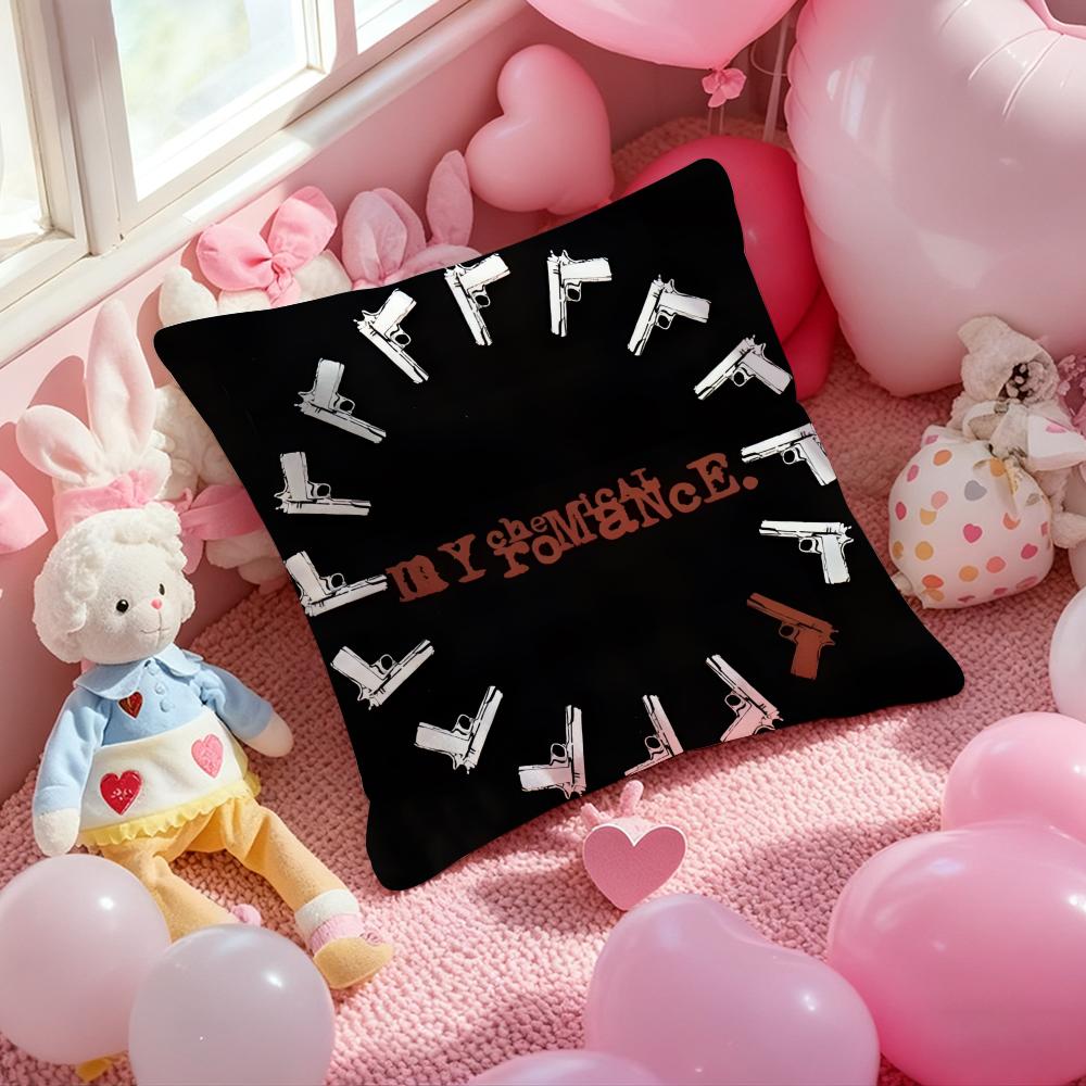 Band My C-Chemical RomanceS Cushion Cover Pattern Printed Pillowcase for Living Room Sofa Cushion Cover & Bedroom Decor