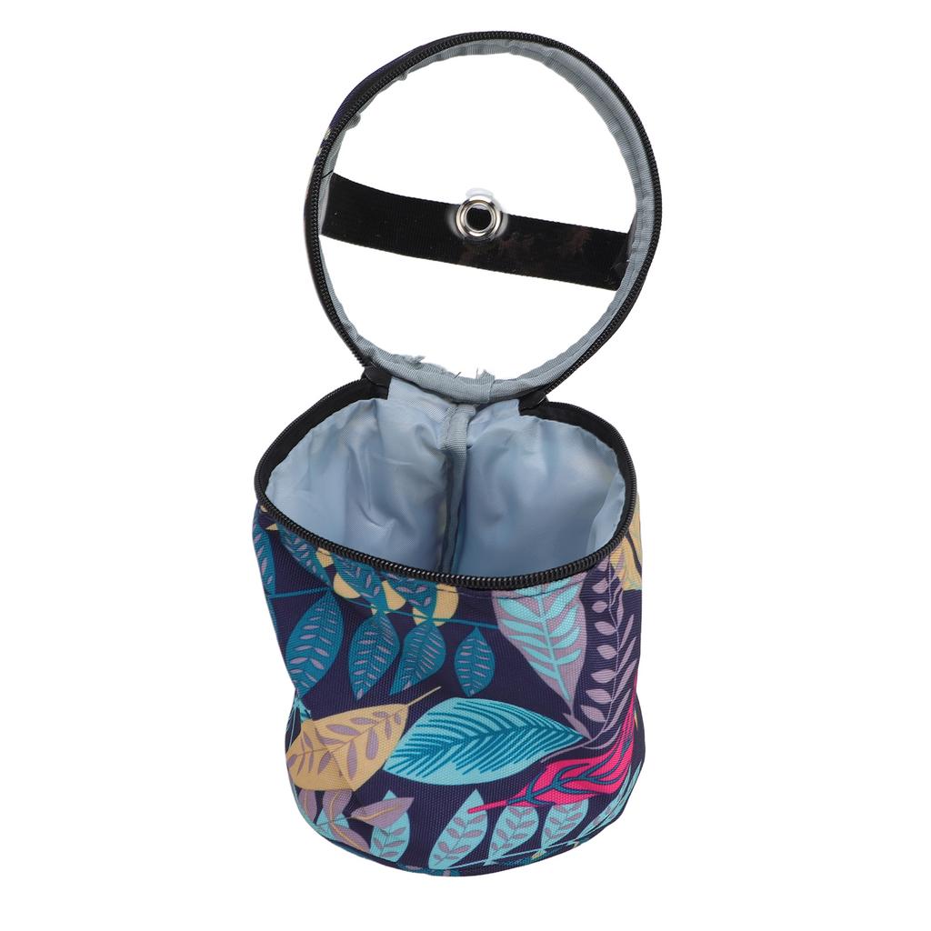 Tragbare Garnaufbewahrungstasche Häkeln Stricken Kompakter Halter Organizer Nähzubehör S mit Loch