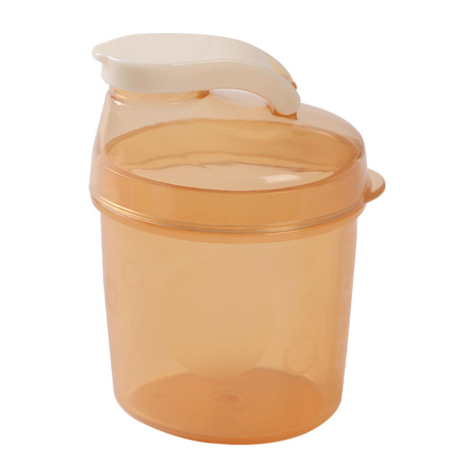 

Коробка для хранения детской молочной смеси PP Органайзер Влагонепроницаемый и герметичный Защита для дома, ежедневного использования или путешествий коричневый