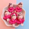 10Pcs New Cute Resin Ballet Dance Girl Series Flat Back Parts Embellishments For Hair Bows Accessories