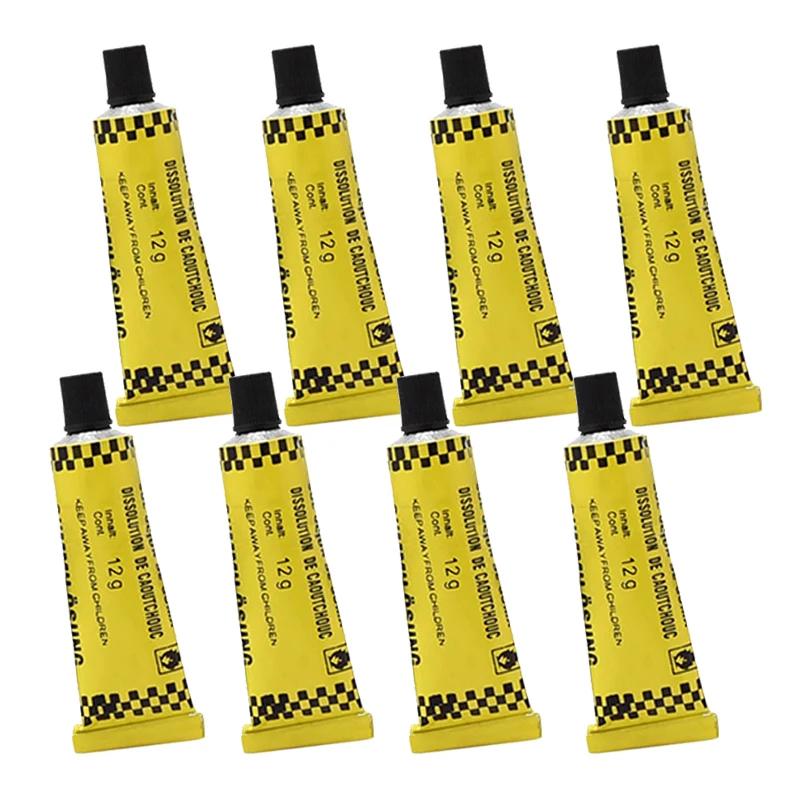 Car Tire Repair Tool Kit with Rubber Strips Tubeless Tyre Puncture Studding Plug Set Motorcycle Bike Truck Repair Accessories