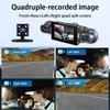 4Camera Car DVR 4*1080P 360 Degrees Video Recorder WIFI Dash Cam Front right left Rear View camera 24h Parking Monitor Gift