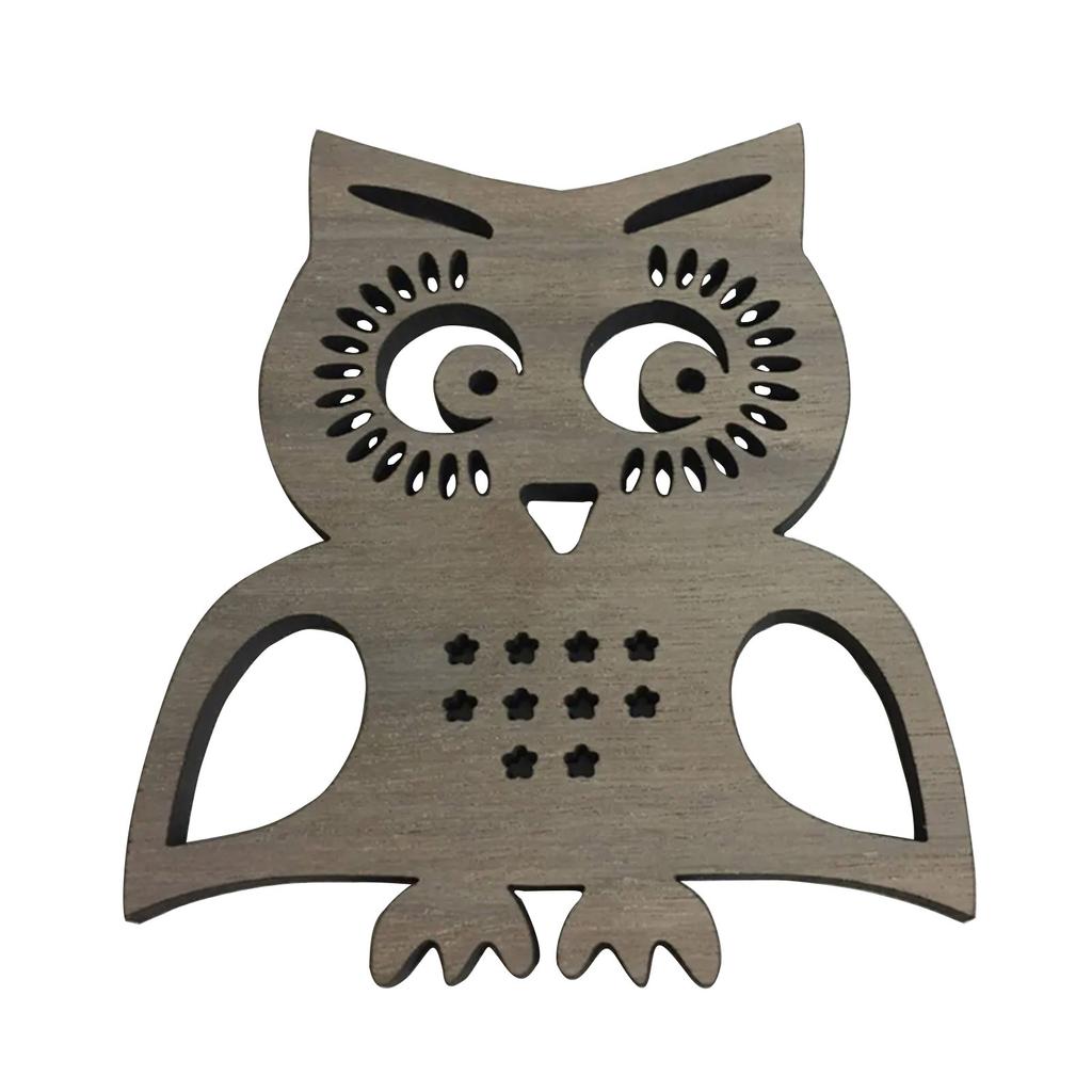 Creative Wooden Cup Mat Gift  Table Decoration