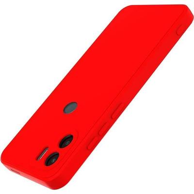 Coque De Protection - E.F.CONNECTION - Pour Xiaomi Redmi A1+/A2+ - Silicone - Rouge - Protection Renforcée