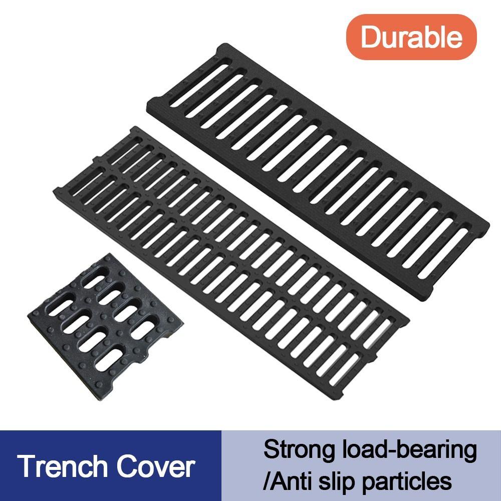 High Strength Trench Cover Rectangular Grate Driveway New Sewage Ditch Drainage  Outdoor
