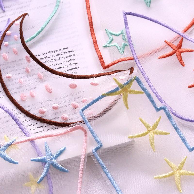 Organza Embroidery Bookmark Ins Reading Mark Delicate Student Gift Office School Supplies Stationery Items
