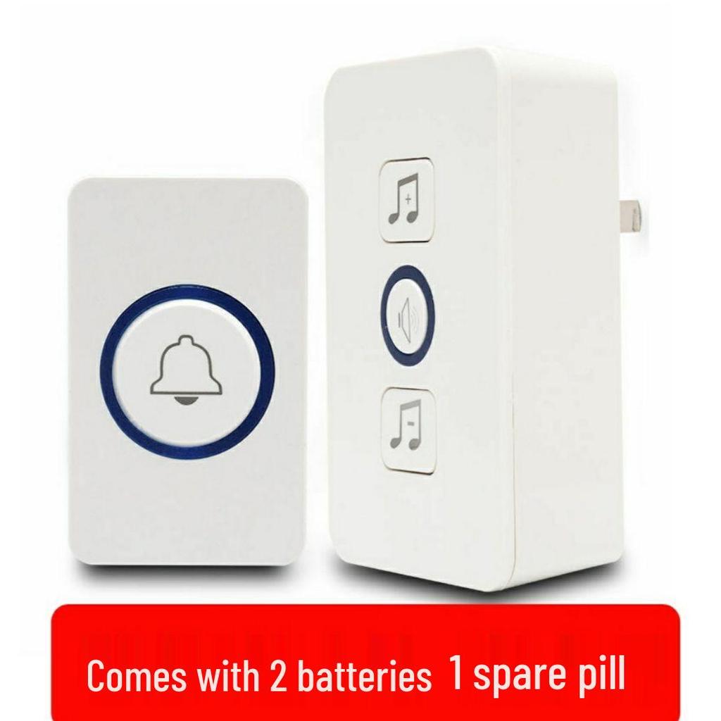 Elderly-Friendly Wireless Doorbell: Adhesive, Long-Range, High-Volume Smart Music Chime