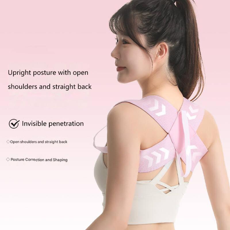 Adjustable Postures Corrector for Men & Women, Comfortable Back Support Brace Invisible Wearable for Office, Gym
