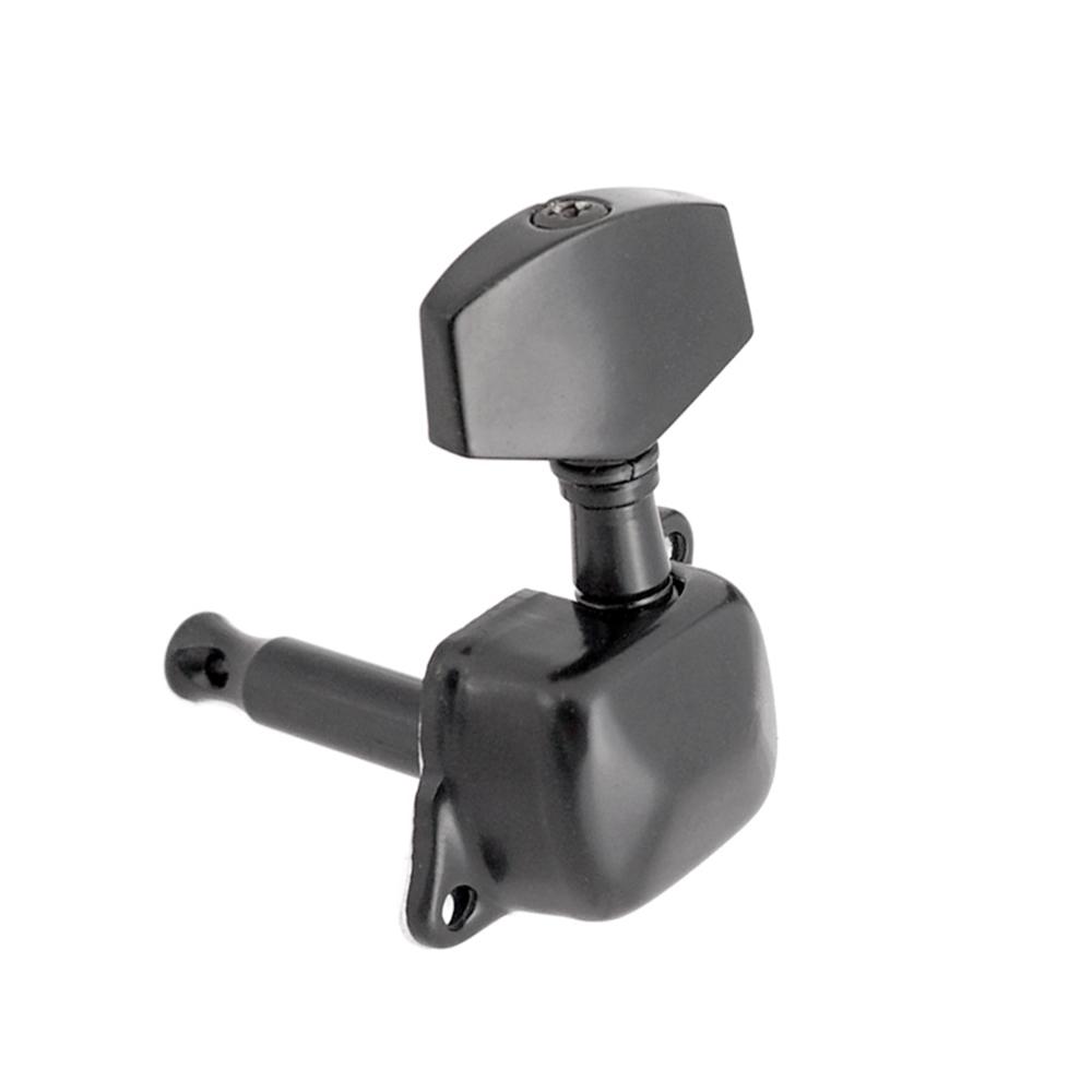 6pcs Gear Ratio 1:15 Semi Closed Electric Acoustic Guitar Tuning Pegs Tuner Machine Heads Tuning Keys 3L3R Guitar
