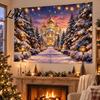 Winter Wonderland Background for Photos 70" x 45" Christmas Photography Backdrop Snow Scene Merry Decoration Party Background Holiday New