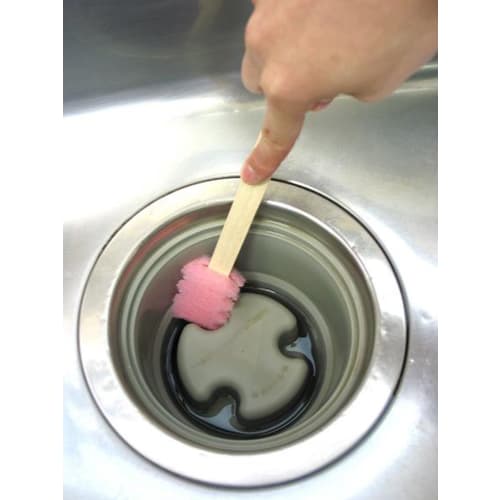 Sowa Recycle Drain Cleaning Brush, Pink, Approx. 20cm Tall, Drain Slime Removal Brush, Pack of 4, BC774