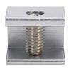 Silver Window Safety Lock Aluminum Sliding Window Stopper Adjustable Sliding Window Lock  Security