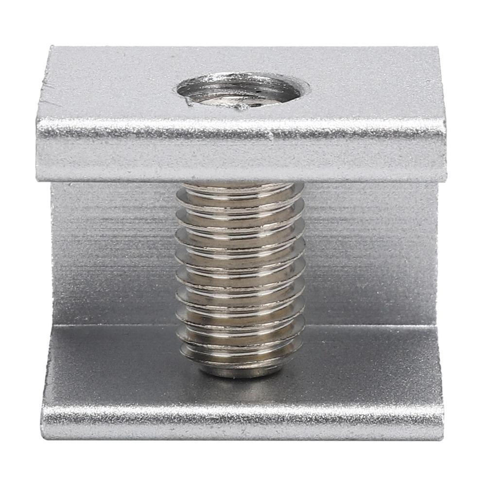 Silver Window Safety Lock Aluminum Sliding Window Stopper Adjustable Sliding Window Lock Security