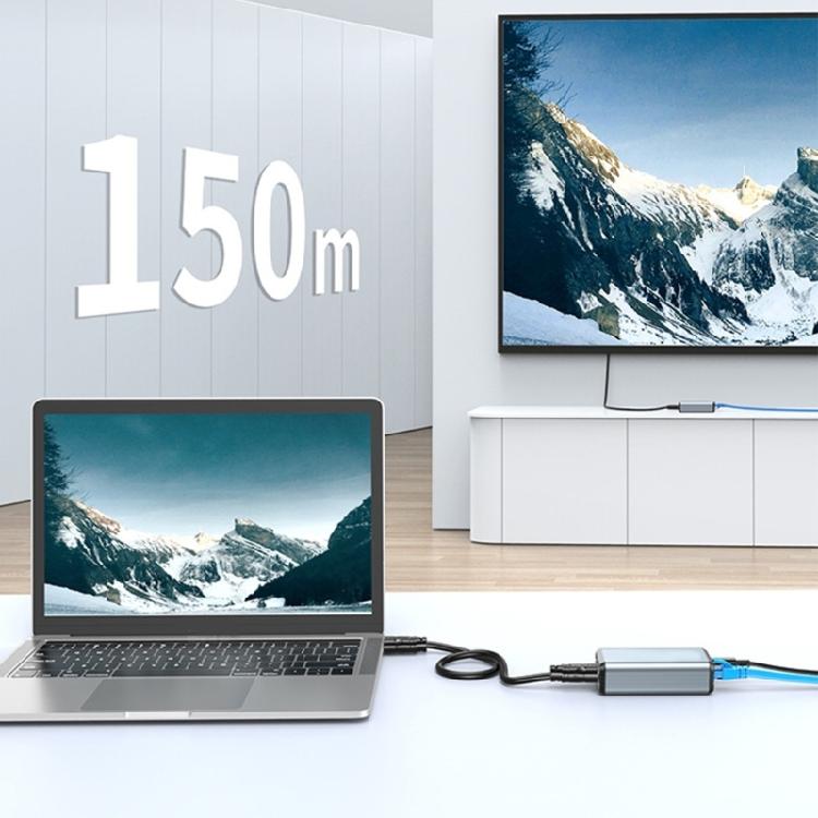 HDBaseT HDTV Extender 150M 1200P Resolution Aluminum Body Design For Fast Speed Signal Transfer Without Compression
