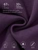 GAGN Gentle Purple Slimming High-Waisted Wide-Leg Pants for Women - 2025 Autumn Collection