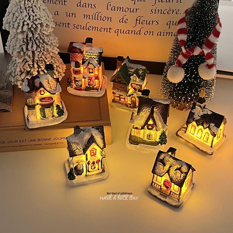 Luminous Snow House Night Light - Christmas Gift & Home Decoration.