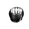 Carbon Fiber 2022-2023 for Subaru WRX Gear Shift Knob Cover Luxury Hard Interior Trim Accessories In Red Black for LHD RHD Cars