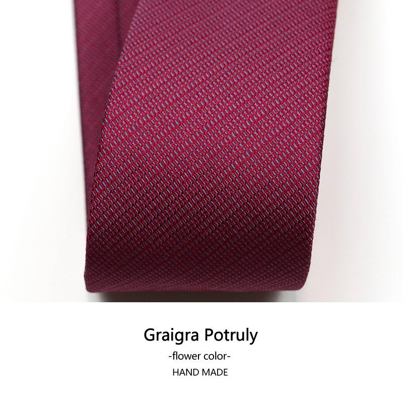 Qiandongge Suit And Tie Solid Color Coffee Color Gray 6Cm Casual Work Plaid Women'S Men'S Tie