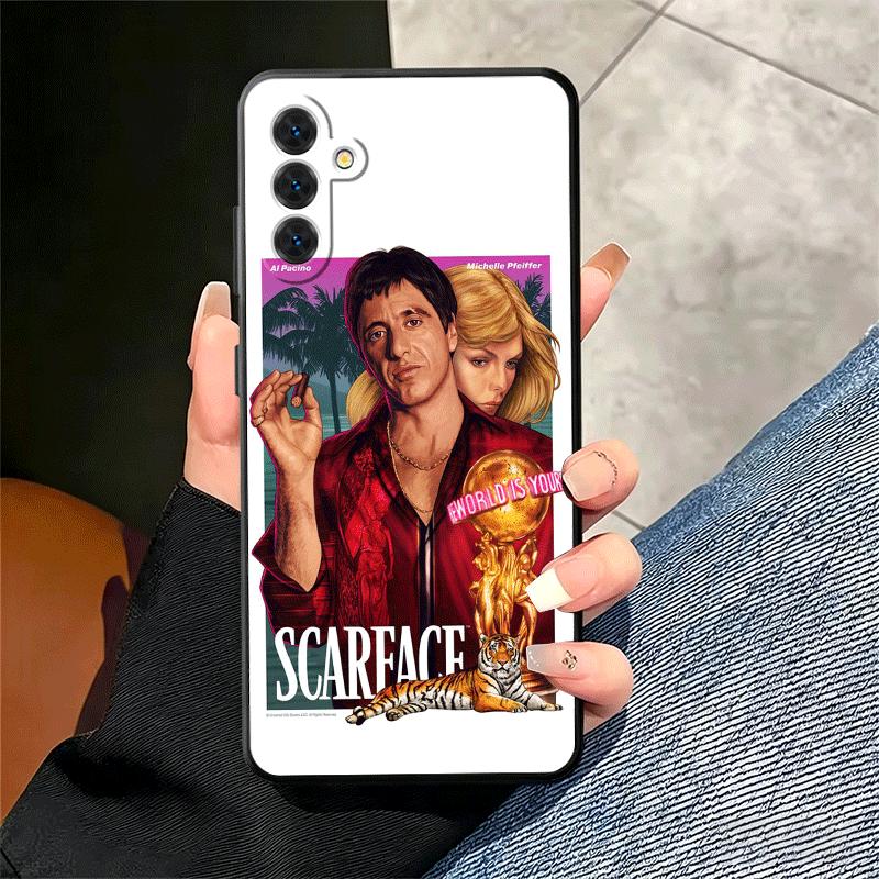Scarface 1983 Al Pacino Soft Phone Case for Samsung A17 A37 A57 A16 A26 A36 A56 A15 A25 A35 A55 A14 A24 A34 A54 A13 A23 A33 A53