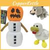 Adorable 20cm Minecraft Plush Toy Snow Golem Wolf Chickens Soft Stuffed Animal Gift