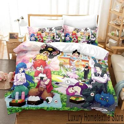Comfortable Anime Print Duvet Cover Set With Duvet Cover And Pillowcases King Queen Twin Sizes For Boys Girls And Kids