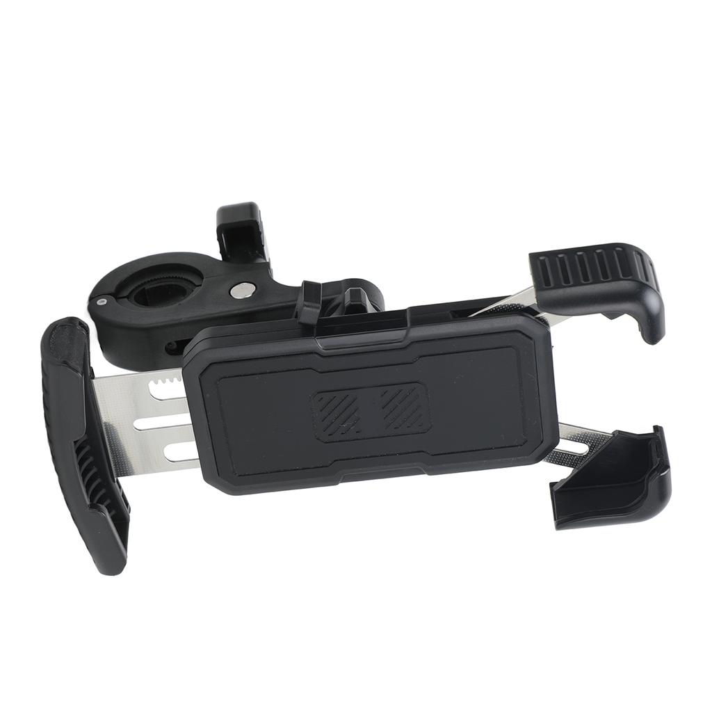 Bike Phone Holder Mount Shockproof Mobile Phone Navigation Bracket for Motorcycle Electric Bicycle Black