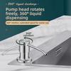 Refillable Liquid Soap Dispenser Pump 304 Stainless Steel Soap Press Pump  Bathroom
