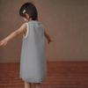 Girls' Color-block Knit Sleeveless Polo Dress
