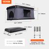VEVOR Rooftop Tent Hard Shell, Naturnest Rooftop Tent Hardshell for 2-3 Person, Hard Shell Roof Top Tent with Telescopic Ladder Thick Mattress