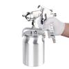 Silver HVLP Spray Paint Machine Anti-Rust Paint Sprayer Pneumatic Sprayer Handle Spray Tool With 2 MM Nozzle PQ-2