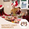 10 Pcs Christmas Nativity Set Ornaments Nativity Scene Craft Ornaments Miniature Religious Resin Nativity Jesus Figures set