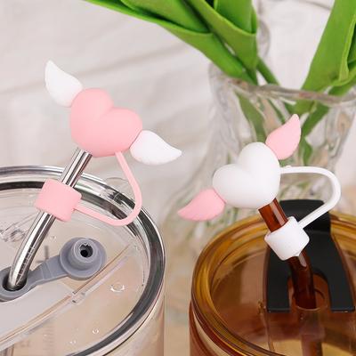 Good Sealing Straw Cover Cap 10mm Straw Cap Protector Compact Straw Tips Lids For Party Supplies