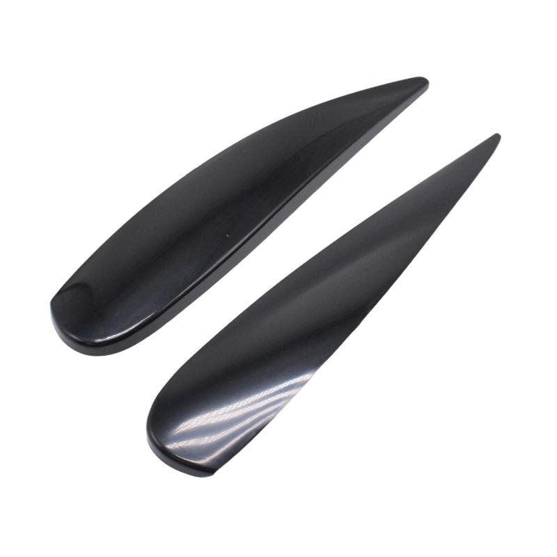 ABS Plastic Front Road Illuminating Light Eyebrow Covers Gloss Headlight Spoilers for Vauxhall Corsa D